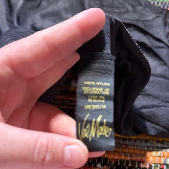 Vintage Val Mode Black Lace Slip Dress – Made in USA (Size M) - Picture 6 of 7